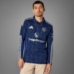 NWT ADIDAS MANCHESTER UNITED 2024/2025 LONG SLEEVE AWAY JERSEY SIZE 2XL -